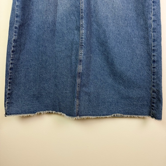 Free People We The Free Come As You Are Denim Maxi Skirt Size 6 - Picture 8 of 14